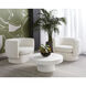 Valence Maya White Armchair